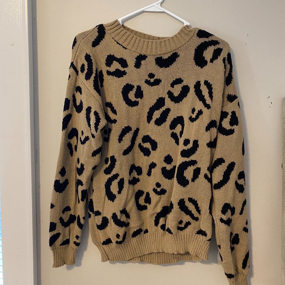 Boohoo Cheetah Sweater